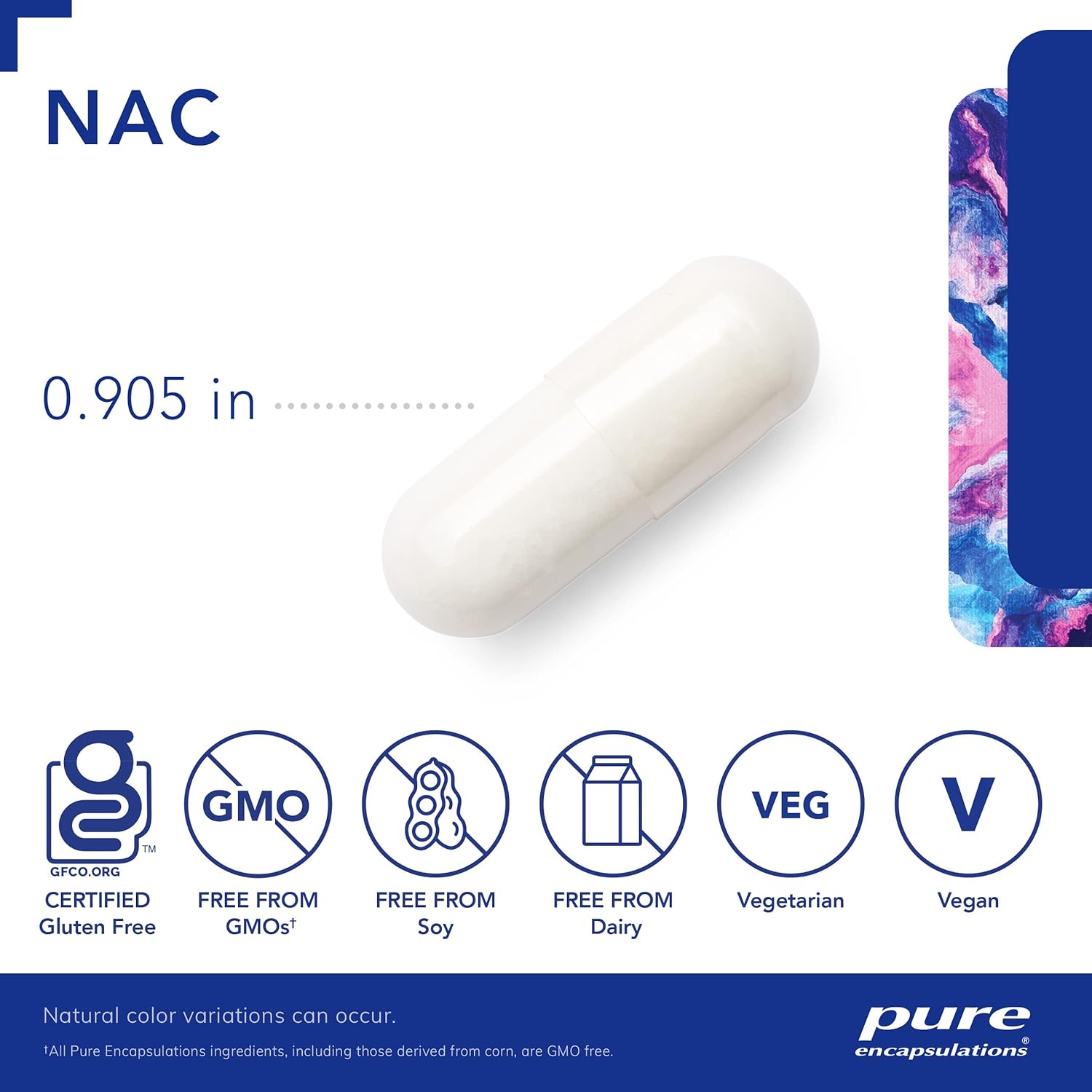 Pure Encapsulations NAC 900 mg - N-Acetyl Cysteine Amino Acid Supplement for Lung & Immune Support, Liver & Antioxidants* - 120 Capsules-2