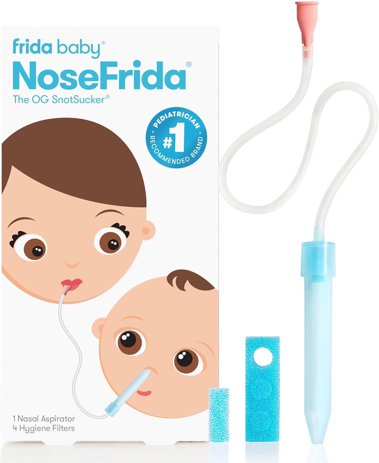 FridaBaby Baby Nasal Aspirator NoseFrida the Snotsucker by Frida Baby, clear-0