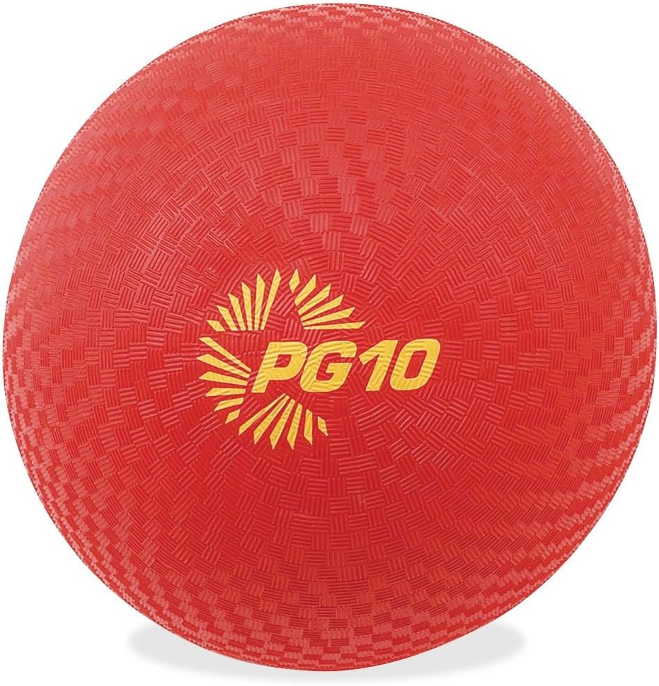 Champion Sports 10 Inch Playground Ball, Red-0