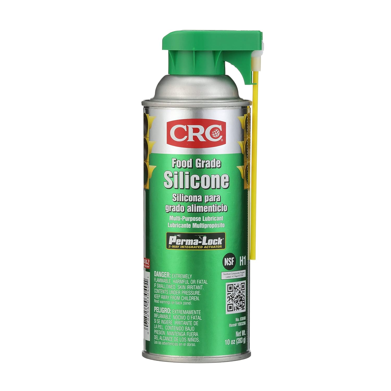 CRC Food Grade Silicone 03040 - 10 Wt. Oz., Multi-Purpose Silicone Lubricant for High Temperature Applications-0