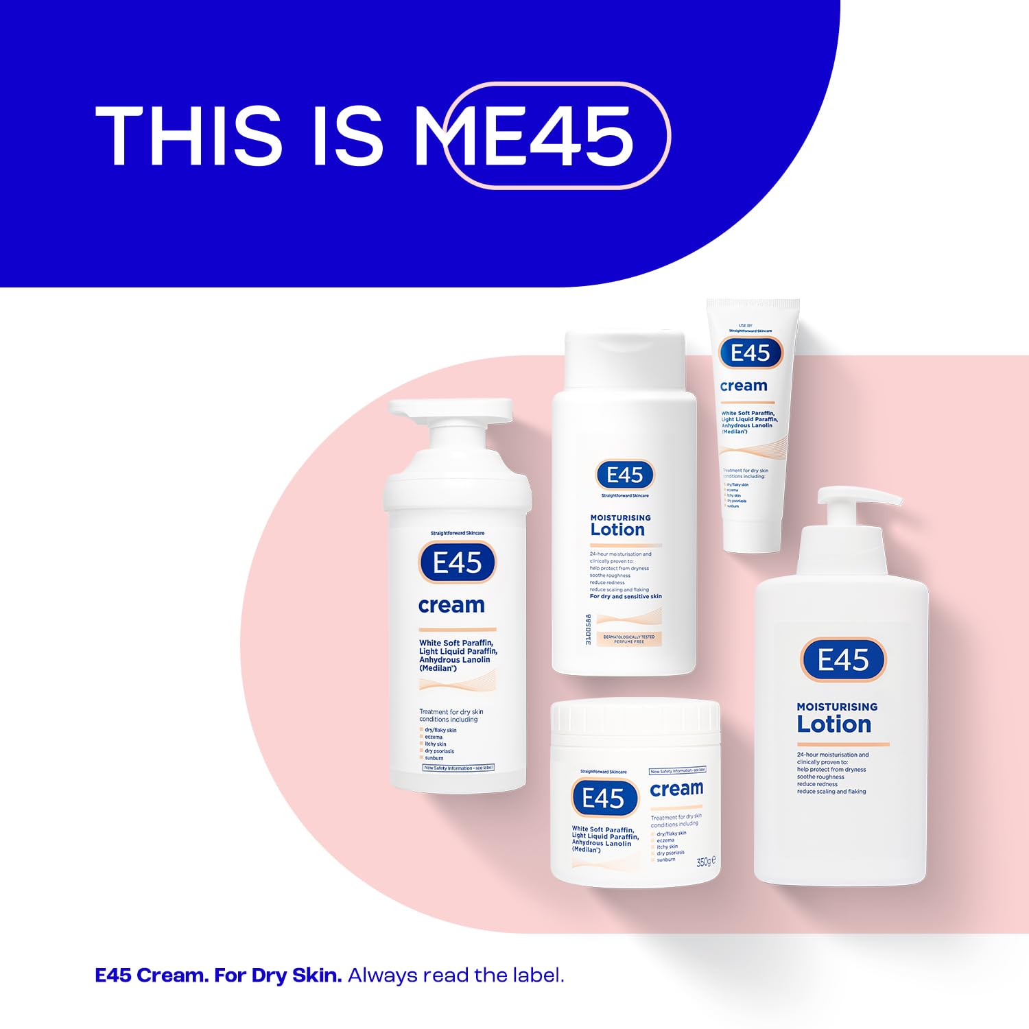 E45 Dermatological Moisturising Lotion, 500 ml-5