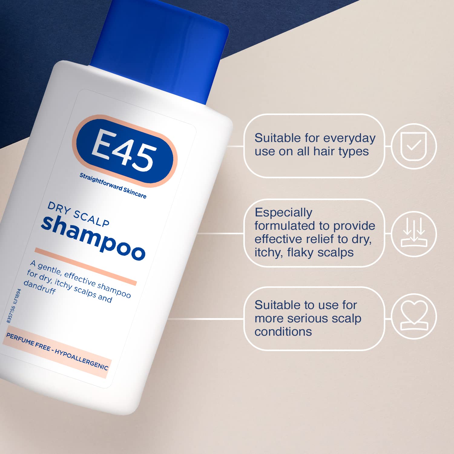 E45 200ml Dermatological Dry Scalp Shampoo-4