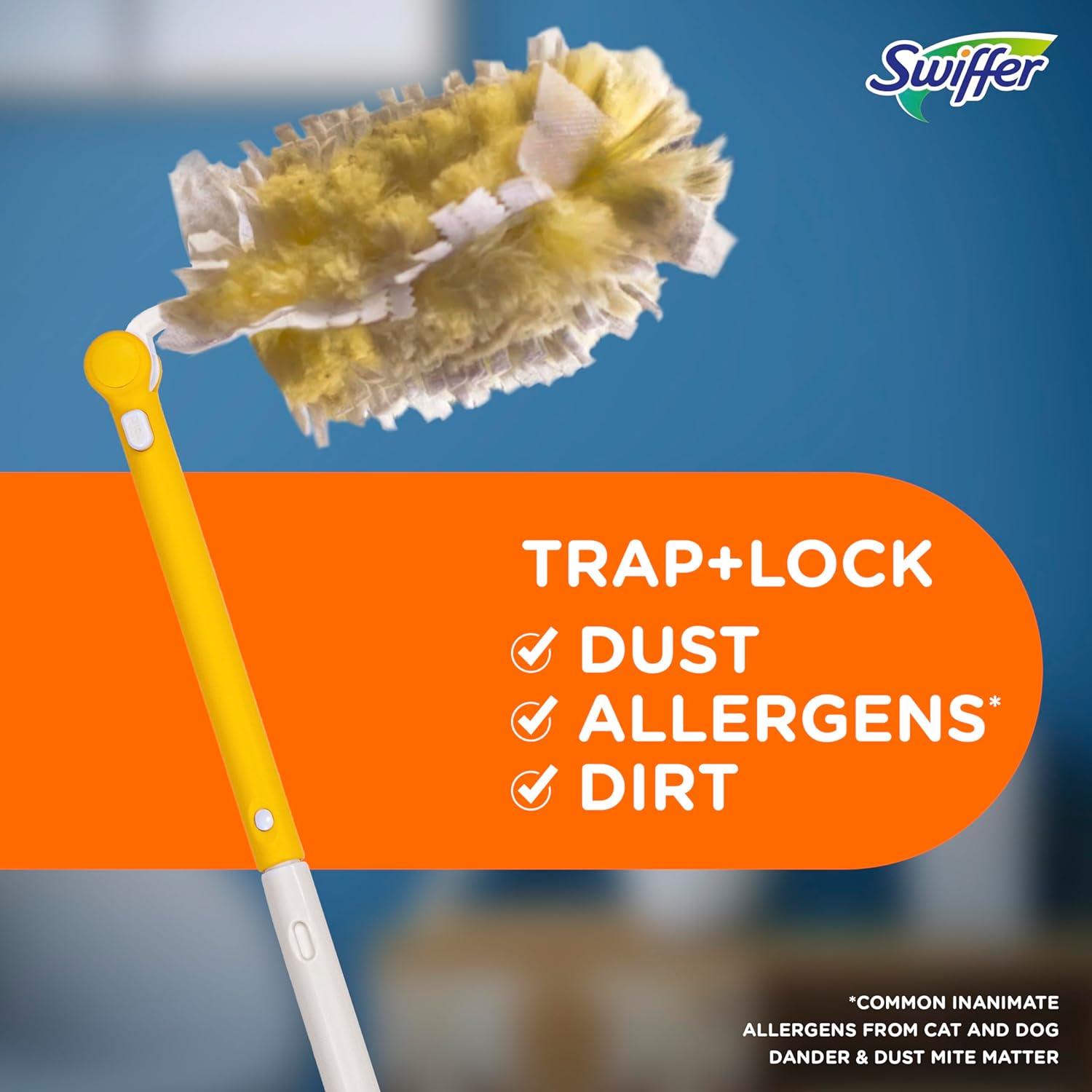 Swiffer Duster Heavy Duty 3 ft Extendable Handle Starter Kit with 3 Refills-4