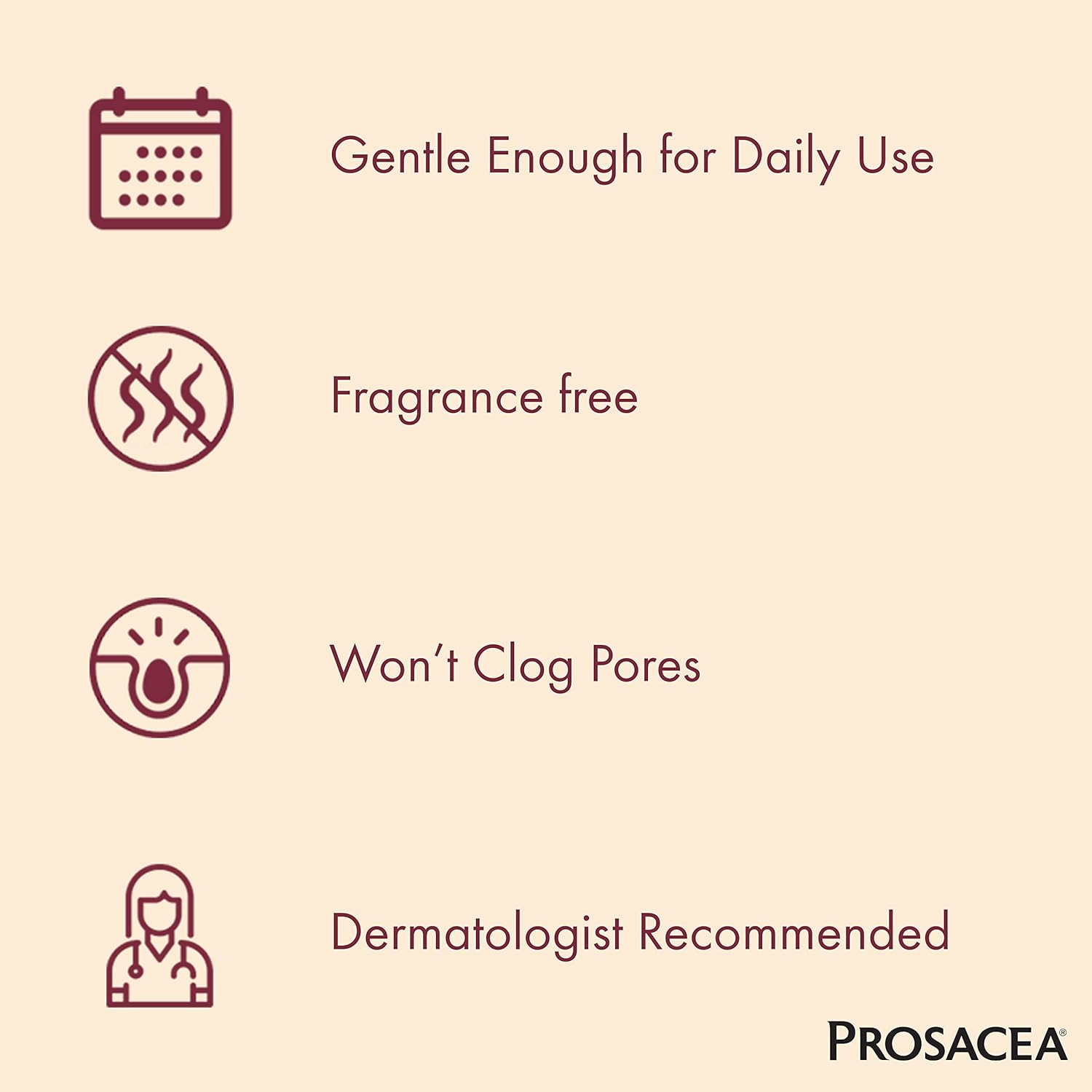 Prosacea Controls Maskne Rosacea Symptoms of Redness, Pimples & Irritation, 0.75 Oz-3