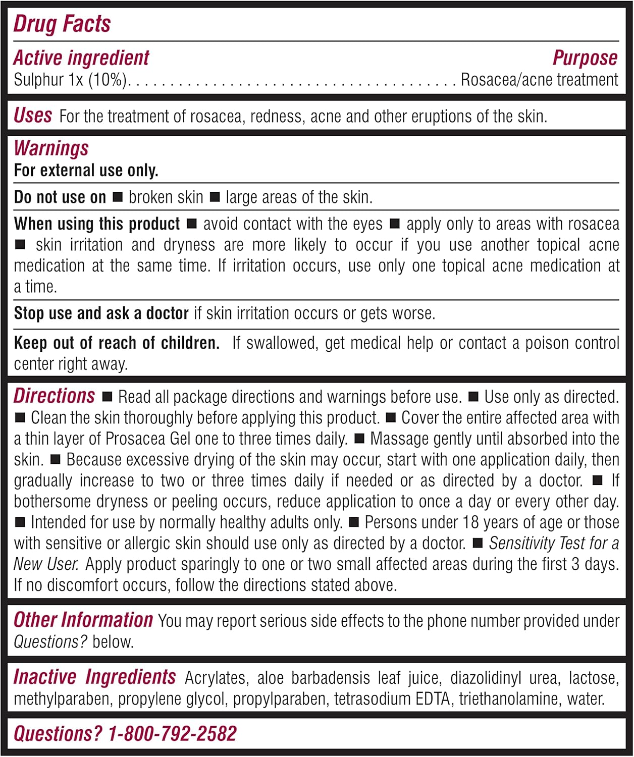 Prosacea Controls Maskne Rosacea Symptoms of Redness, Pimples & Irritation, 0.75 Oz-4