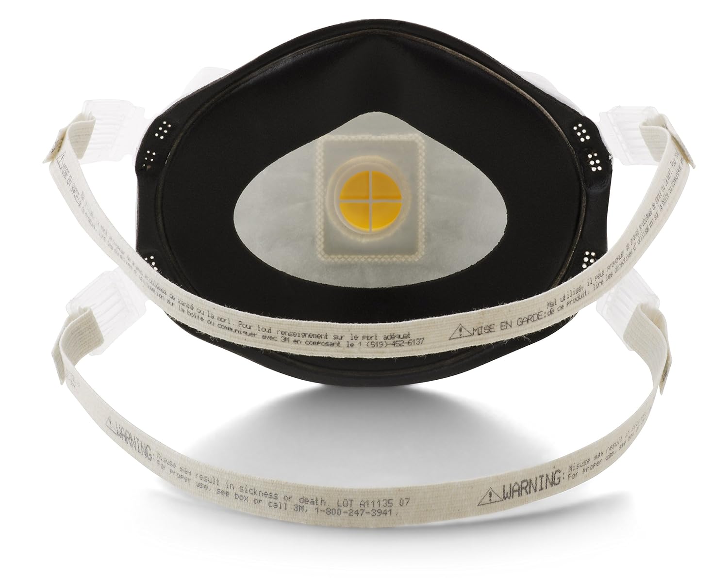 3M Disposable Particulate Cup Respirator 8293 P100 with Cool Flow Exhalation Valve, NIOSH APPROVED, Adjustable Buckle Straps and Noseclip, Face Seal, Individually Packaged-3