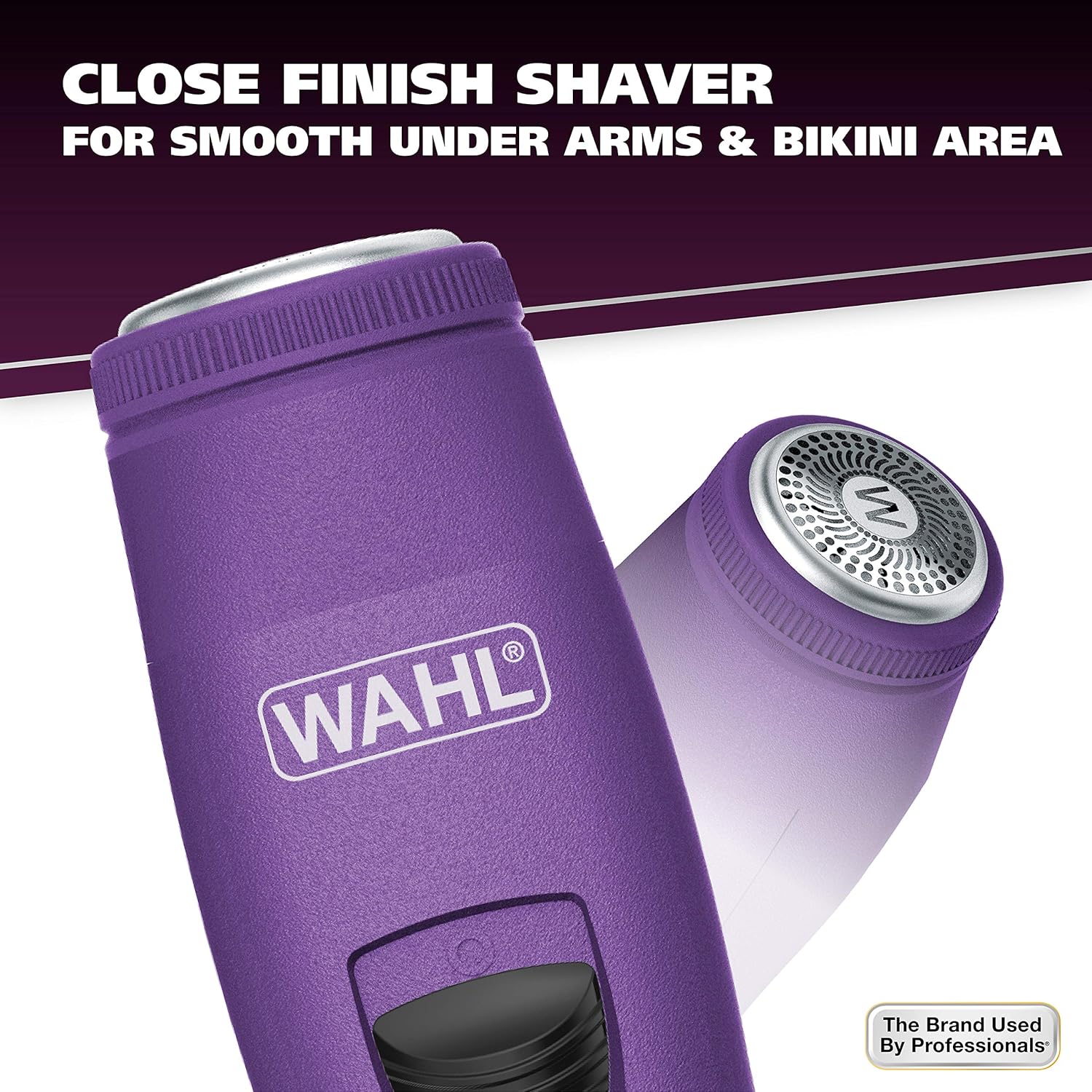 Wahl Pure Confidence Rechargeable Electric Trimmer, Shaver, & Detailer for Smooth Shaving & Trimming of The Face, Underarm, Eyebrows, & Bikini Areas – Model 9865-100-5