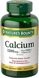 Nature's Bounty Calcium Plus Vitamin D, 120 Count (Pack of 2)