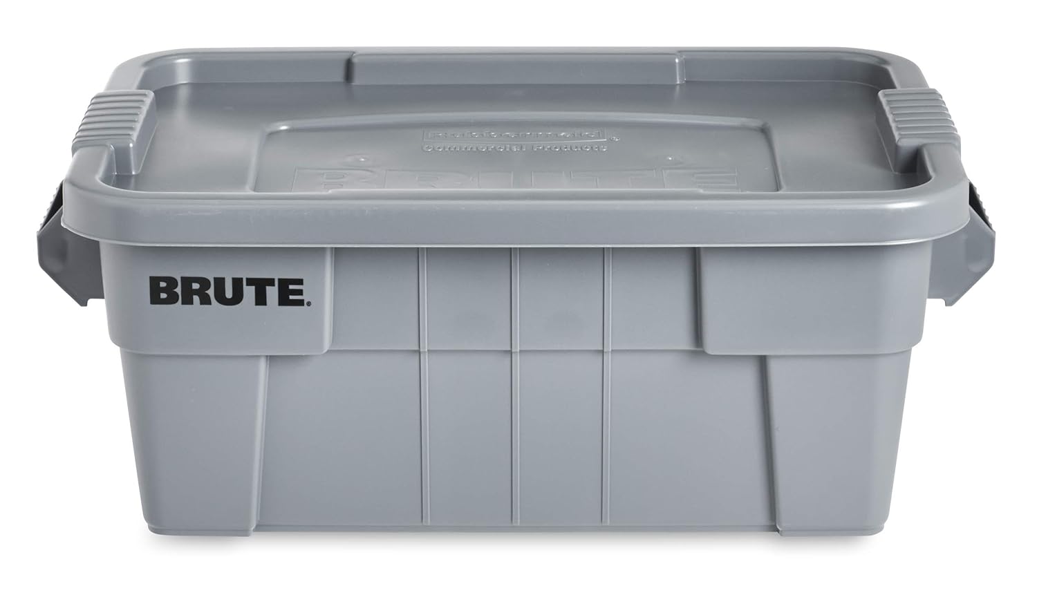 Rubbermaid Commercial Products BRUTE Tote Storage Container with Lid, 14-Gallon-included, Rugged/Reusable Boxes for Moving/Storing in Garage/Basement/Attic/Jobsite/Truck/Camping, Gray-1