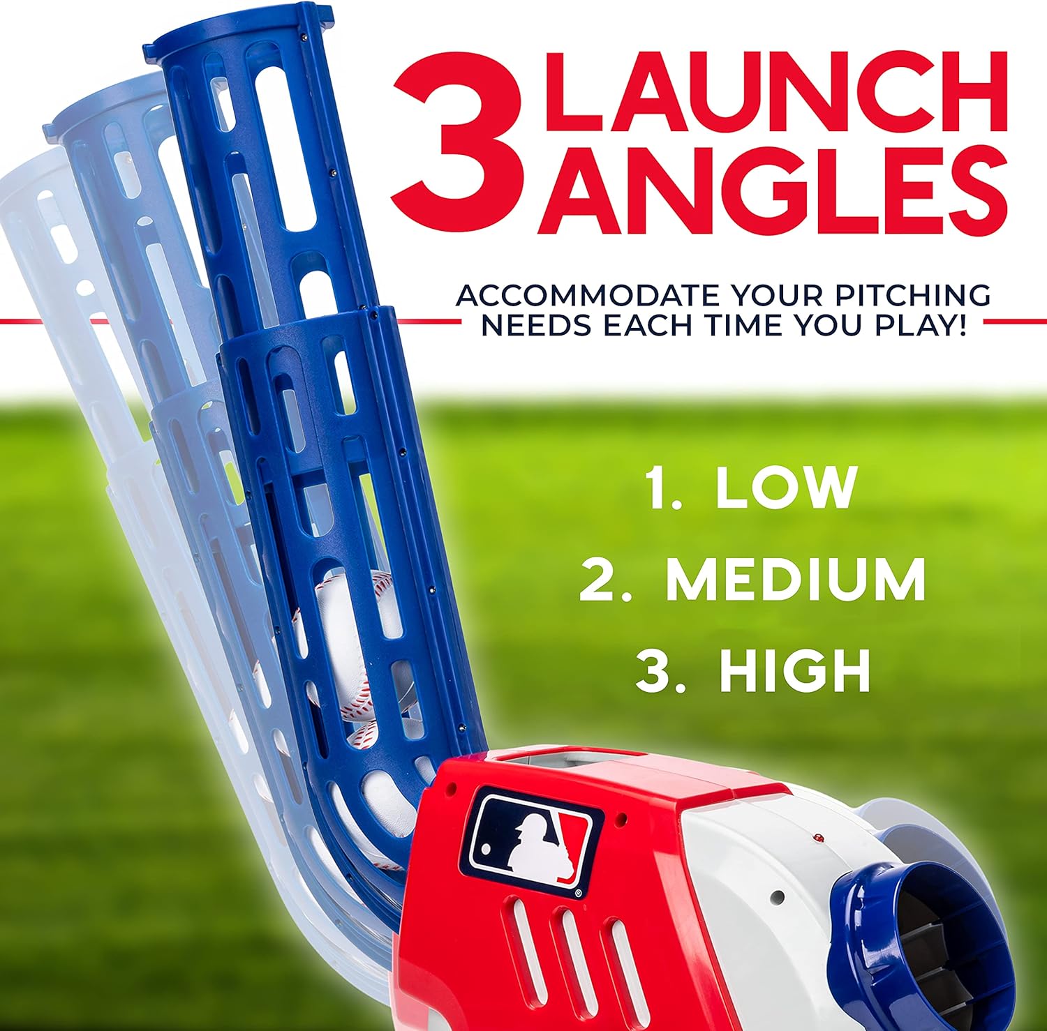 Franklin Sports Kids Pitching Machine - Plastic Baseball Pitching Machine for Kids Batting Practice - MLB Power Pitcher with Adjustable Speeds-4