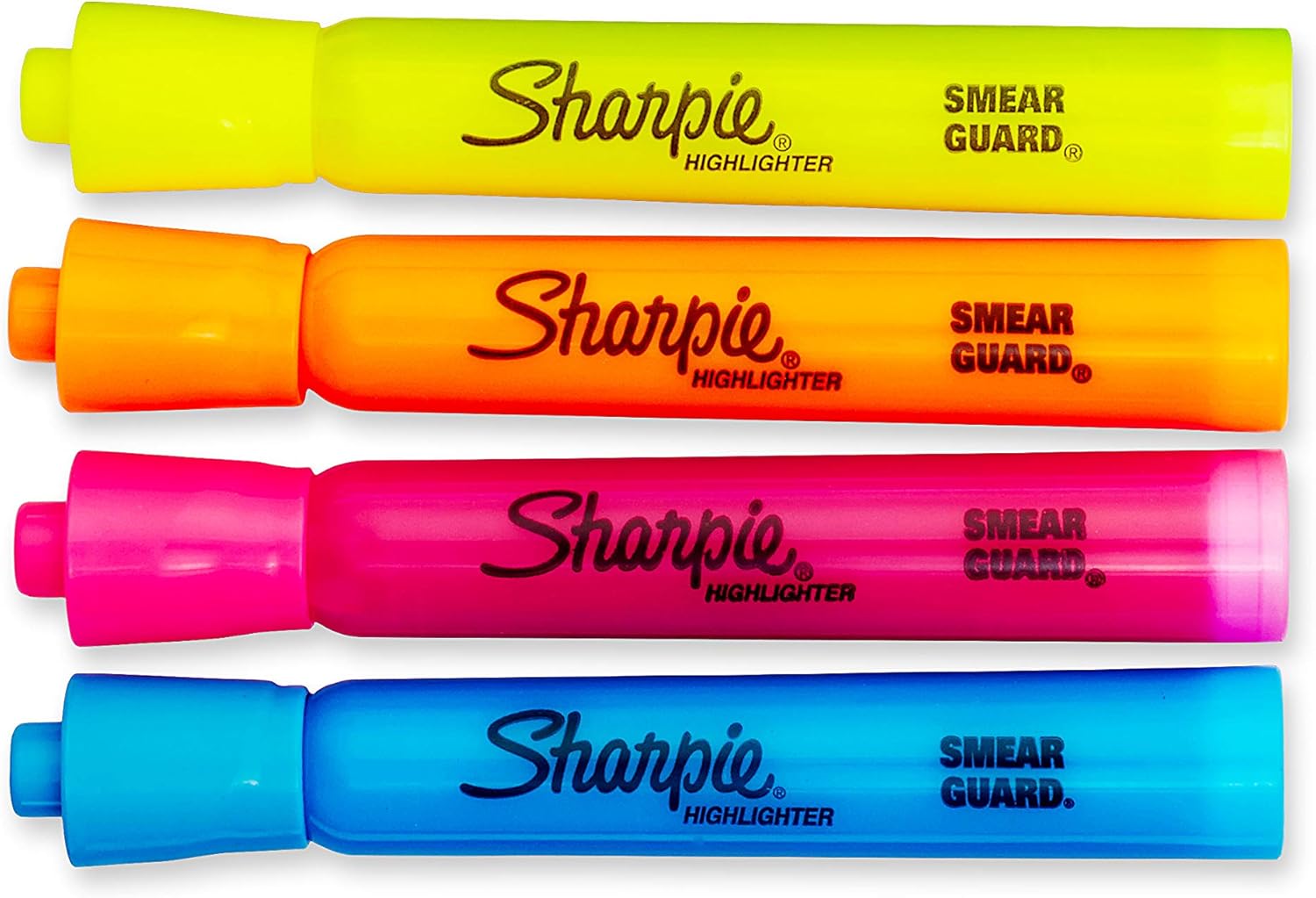 SHARPIE Accent Tank-Style Highlighters, 4 Colored Highlighters (25174PP)-1