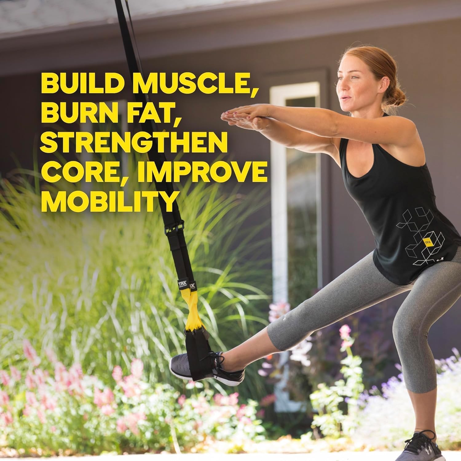 TRX All-in-One Suspension Training System for Weight Training, Cardio, Cross-Training & Resistance Training, Full-Body Workouts for Home, Travel, and Outdoors, Includes Indoor & Outdoor Anchor System-3