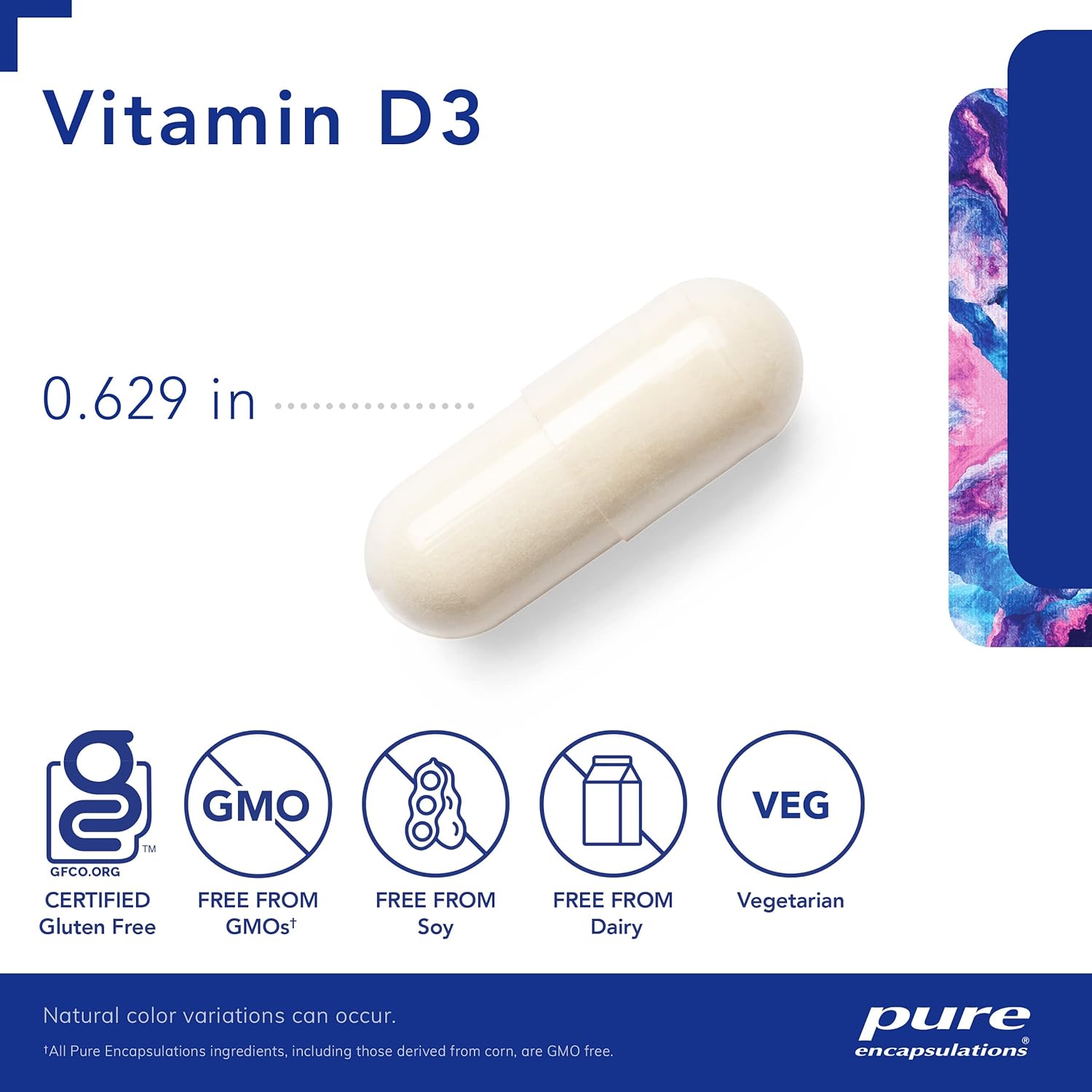 Pure Encapsulations Vitamin D3 250 mcg (10,000 IU) - Supplement to Support Bone, Joint, Breast, Heart, Colon & Immune Health - with Premium Vitamin D - 120 Capsules-2