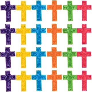 Cross Maze Puzzles (Bulk Set of 72) Religious VBS Novelty Toys and Puzzle Games