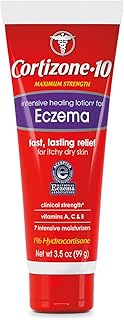 Cortizone 10 Maximum Strength Intensive Healing Lotion for Eczema, 1% Hydrocortisone, 3.5 oz.