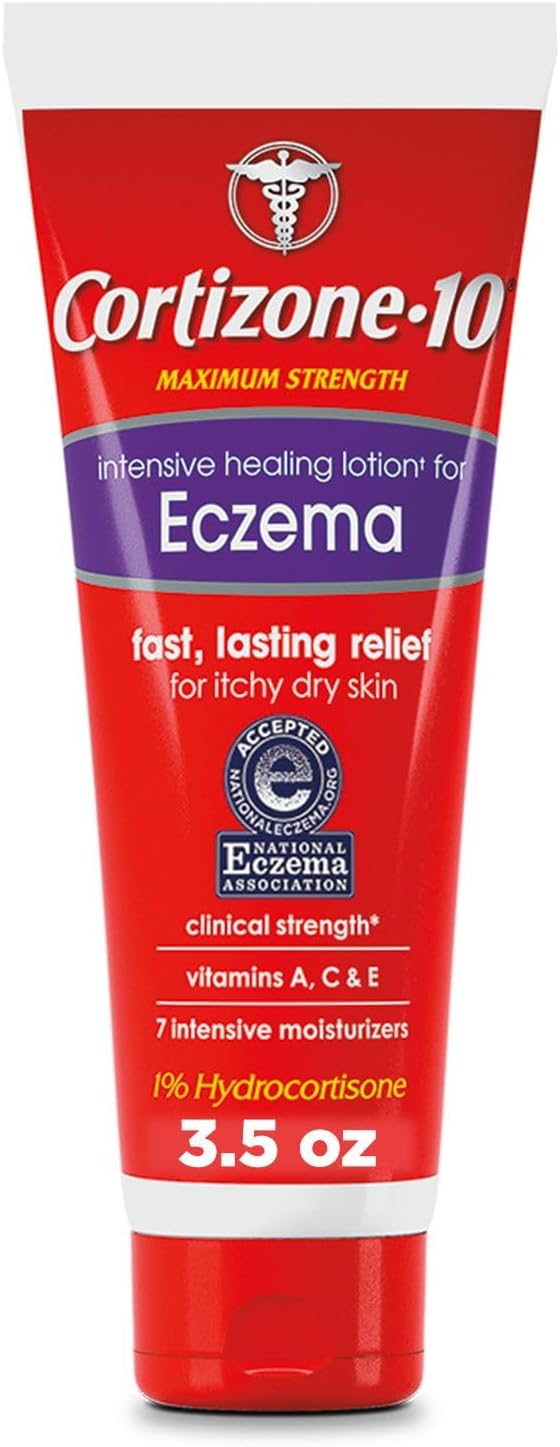 Cortizone 10 Maximum Strength Intensive Healing Lotion for Eczema, 1% Hydrocortisone, 3.5 oz.-1