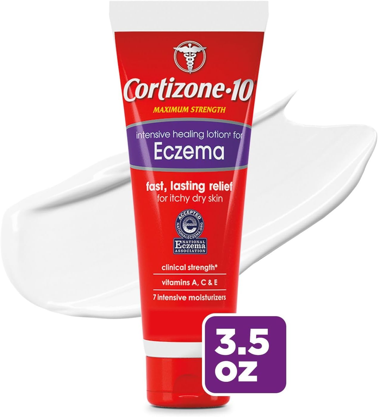 Cortizone 10 Maximum Strength Intensive Healing Lotion for Eczema, 1% Hydrocortisone, 3.5 oz.-2