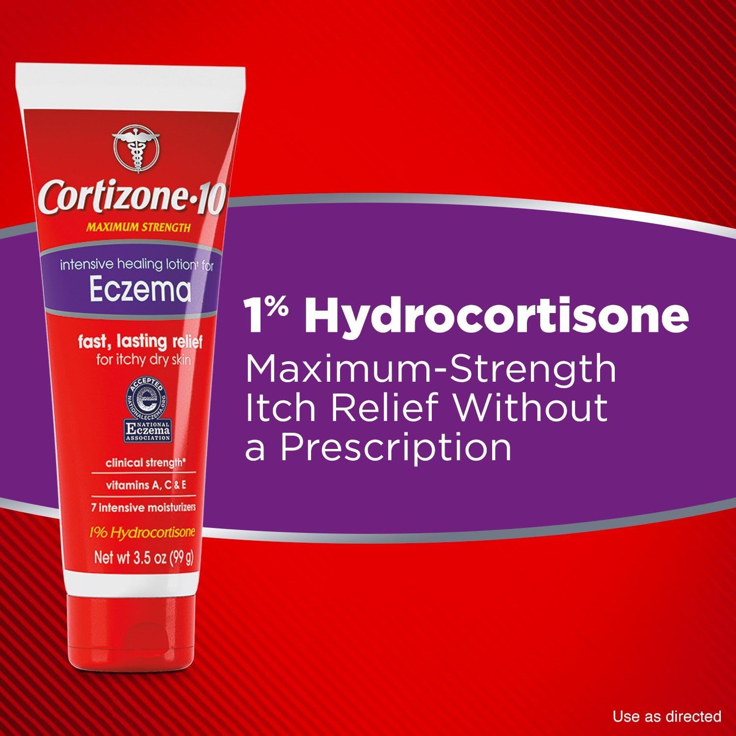 Cortizone 10 Maximum Strength Intensive Healing Lotion for Eczema, 1% Hydrocortisone, 3.5 oz.-5