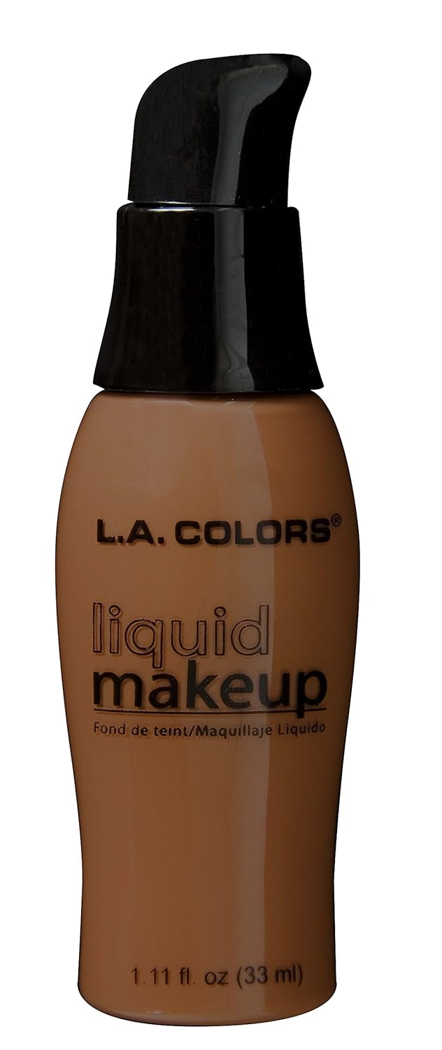 L.A. COLORS Liquid Makeup, Beautiful Bronze, 1 fl. oz., (CLM287A)-0