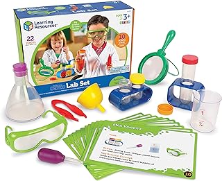 Learning Resources Primary Science Lab Activity Set - Science Kits for Kids Ages 3+ STEM Toys for Toddlers, Science Classroom Decor,Science Experiments