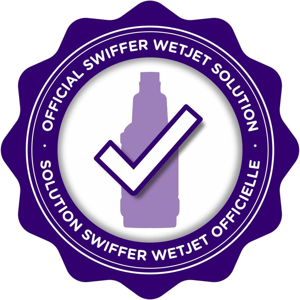 Swiffer WetJet Multi-Purpose Floor Cleaner Solution with Febreze Refill, Hardwood Floor Cleaner, Lavender Scent, 1.25 Liter -42.2 Fl Oz (Pack of 2)-4