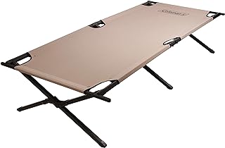 Coleman Trailhead II Camping Cot, Easy-to-Assemble Folding Cot Supports Campers up to 6ft 2in or 300lbs, Great for Camping, Lounging, & Elevated Sleeping