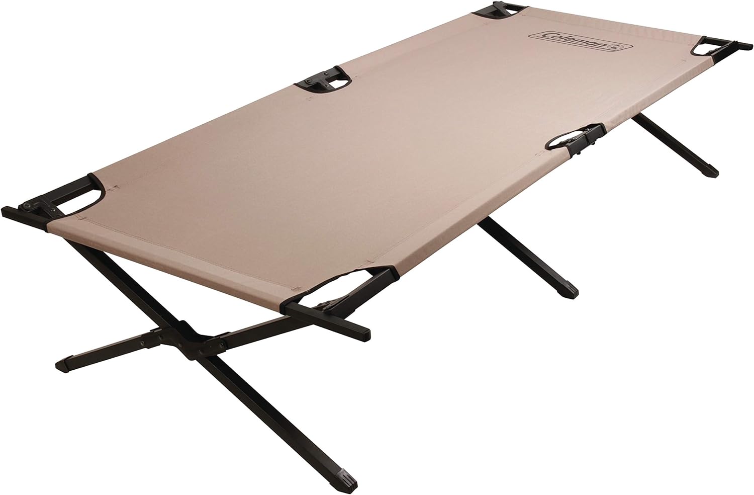 Coleman Trailhead II Camping Cot, Easy-to-Assemble Folding Cot Supports Campers up to 6ft 2in or 300lbs, Great for Camping, Lounging, & Elevated Sleeping-0