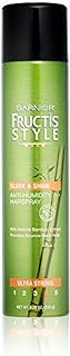 Garnier Fructis Style Sleek and Shine Anti-Humidity Hairspray, Ultra Strong Hold, Frizz Protection 8.25 Oz, 1 Count (Packaging May Vary)