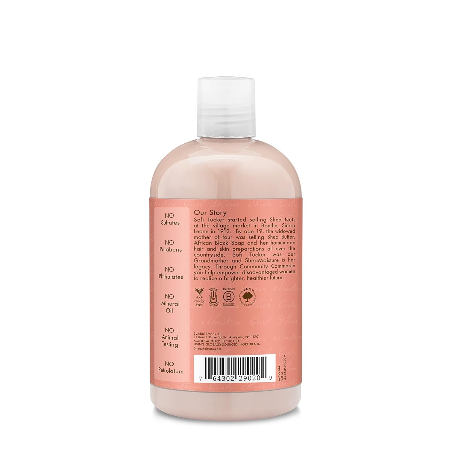 SheaMoisture Curl and Shine Coconut Shampoo Coconut and Hibiscus for Curly Hair Paraben Free Shampoo 13 oz-1