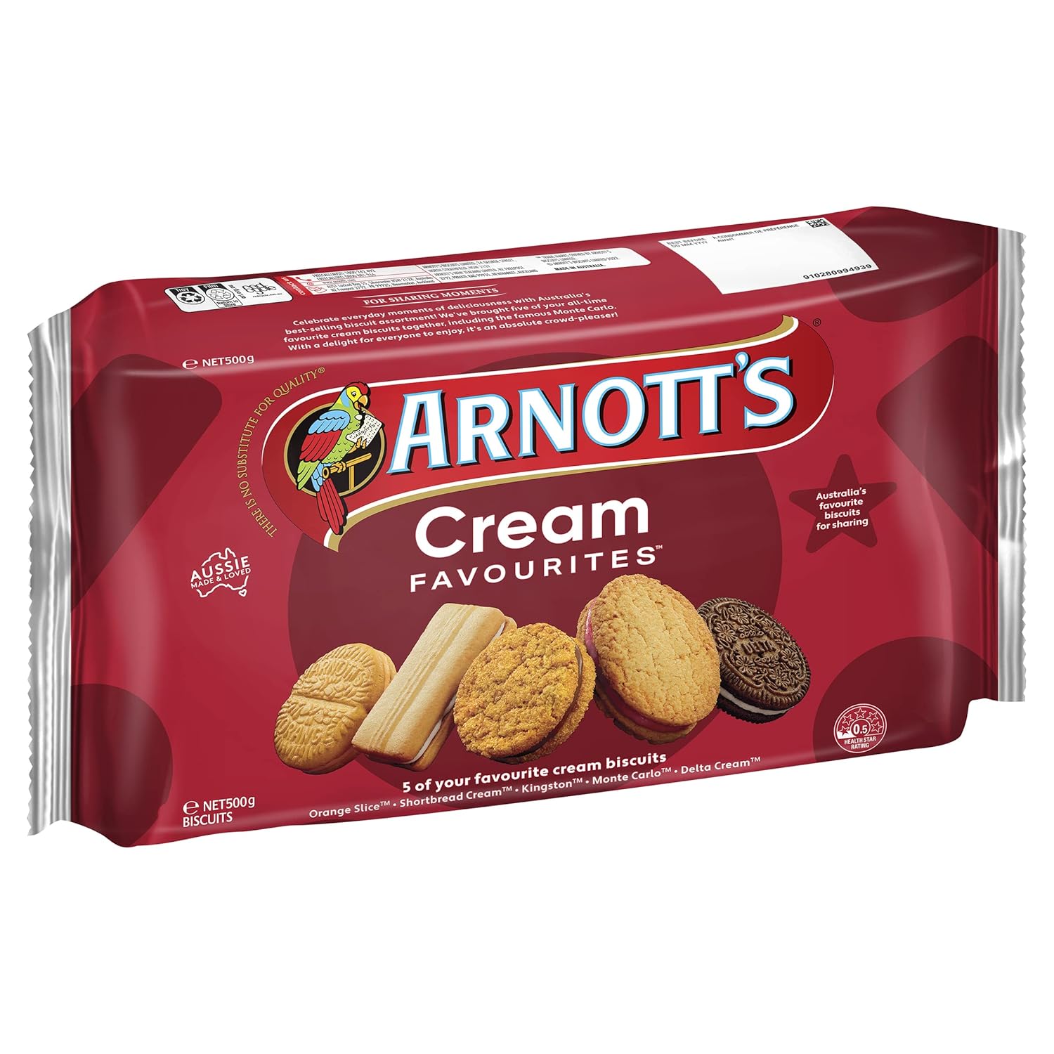 Arnott's Assorted Cream Biscuits 500g-0