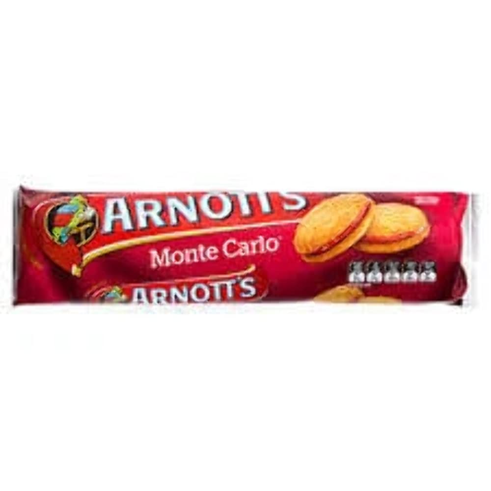 Arnott's Monte Carlo Jam & Cream Biscuits 250g-0