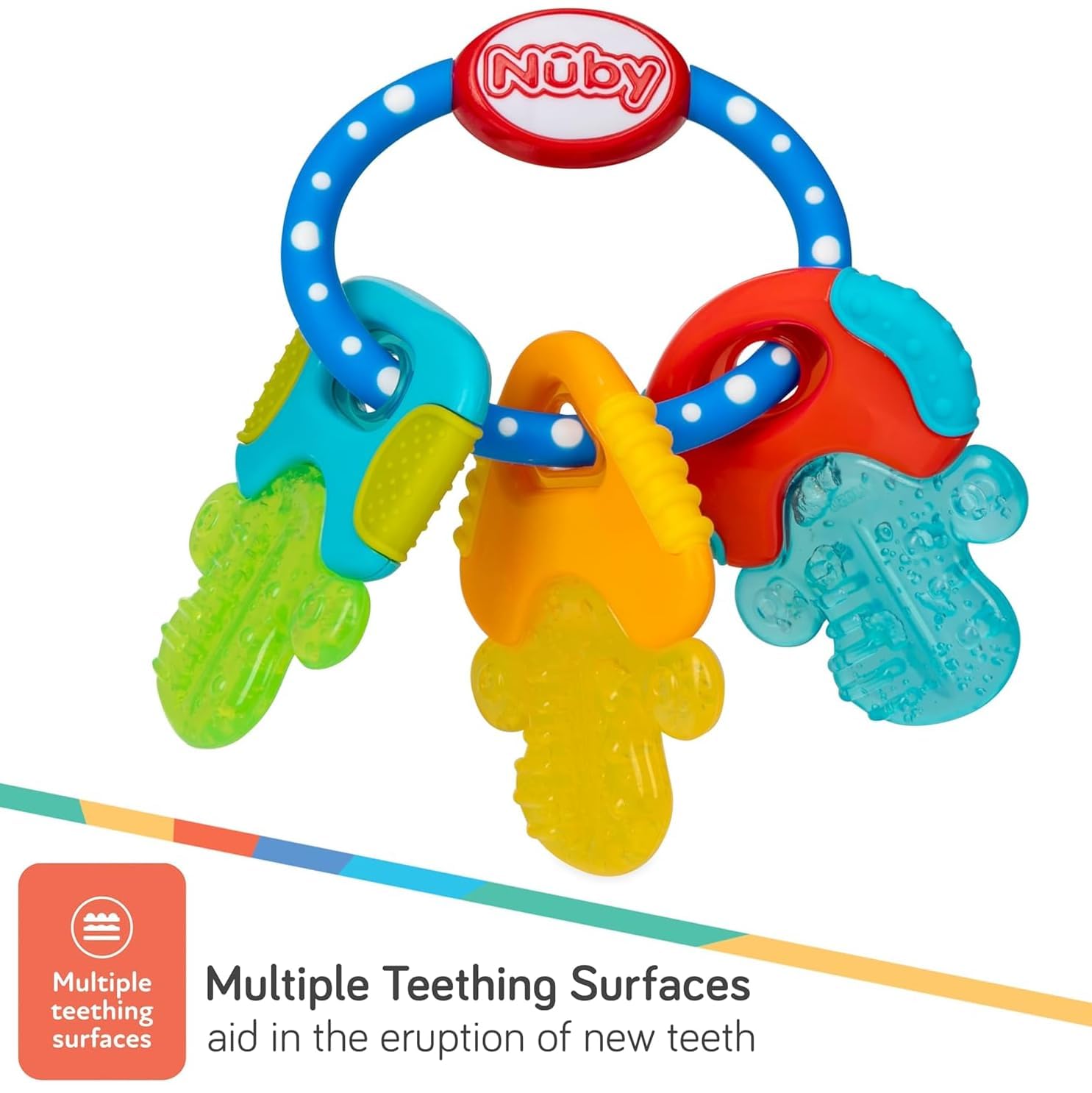 Nuby Ice Gel Teether Keys-3