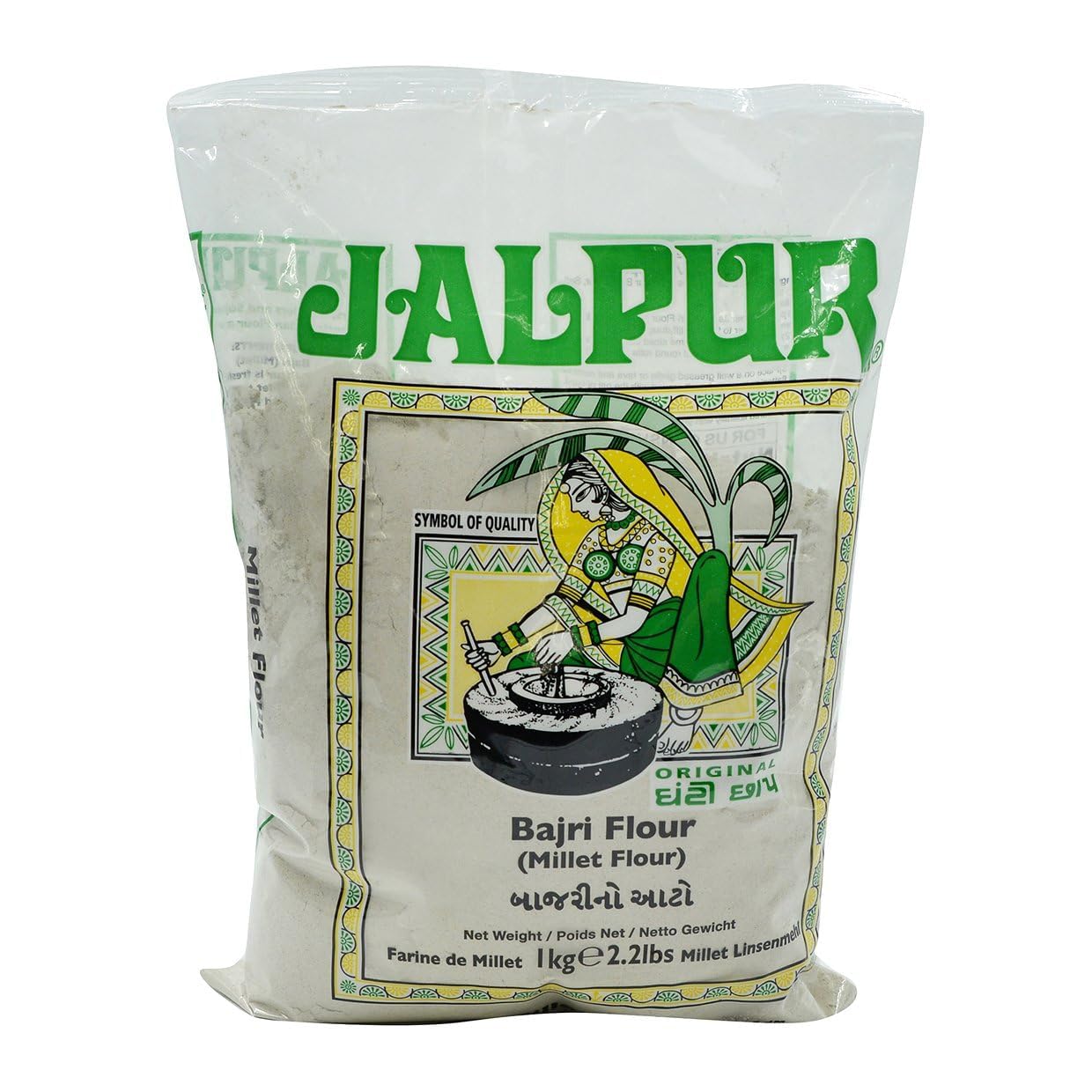 Jalpur Stone Ground Millet Flour (Bajri) 1kg-0