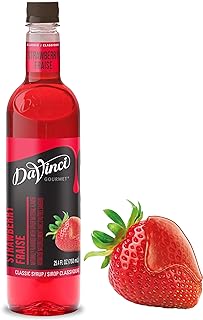 DaVinci Gourmet Classic Strawberry Syrup, 25.4 Fluid Ounces (Pack of 1)