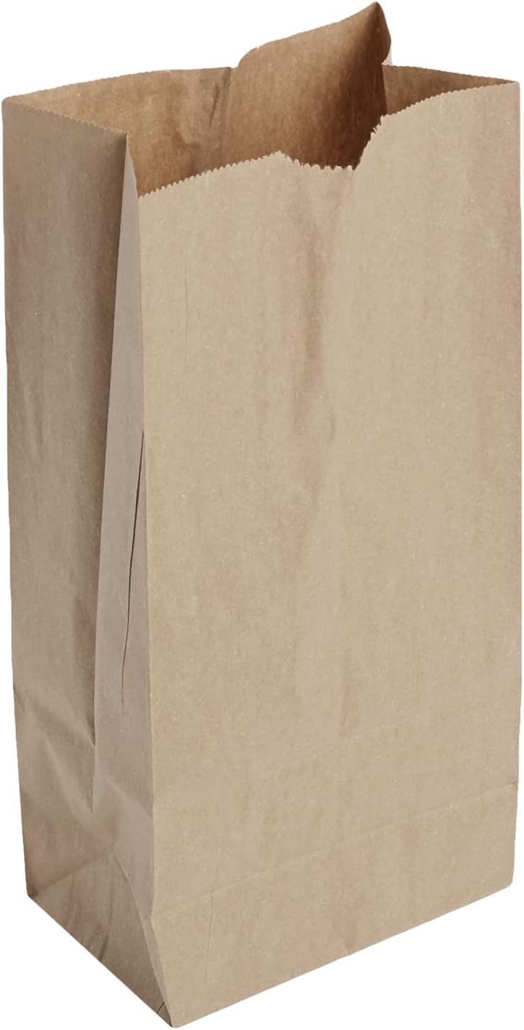 AJM Brown Paper Lunch Bags 40 Count-1