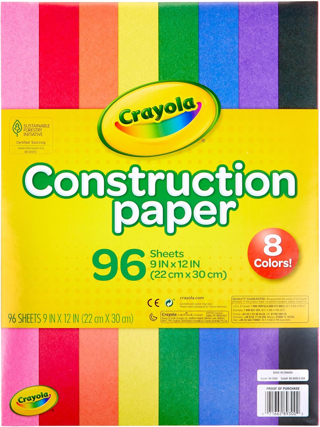 Crayola Construction Paper 96 Sheets-0