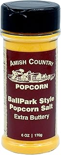 Amish Country Popcorn | Ballpark ButterSalt Popcorn Salt - 6 oz Bottle | Old Fashioned, Non-GMO and Gluten Free (6 oz Bottle)