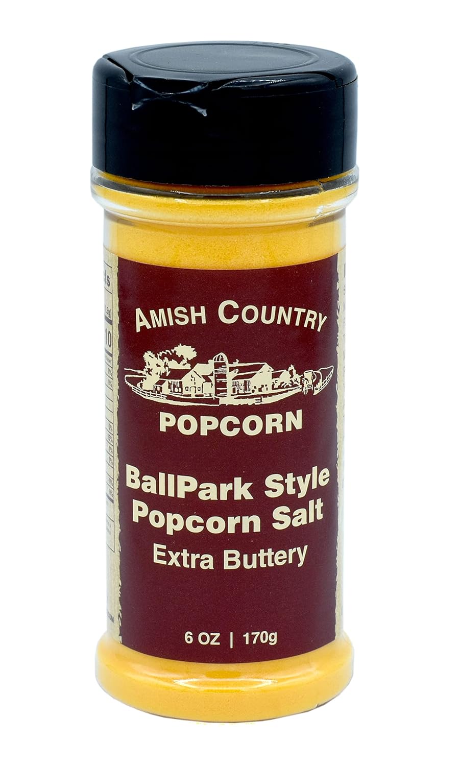 Amish Country Popcorn | Ballpark ButterSalt Popcorn Salt - 6 oz Bottle | Old Fashioned, Non-GMO and Gluten Free (6 oz Bottle)-0