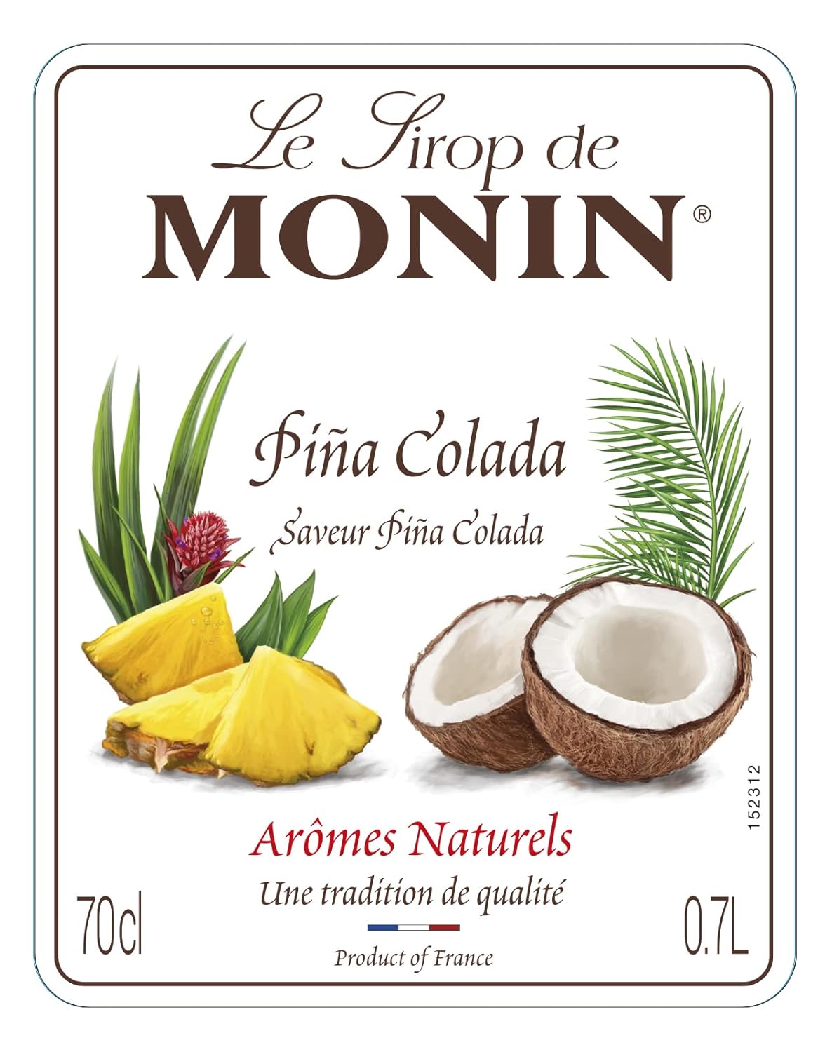 Monin Premium Pina Colada Syrup 700 ml-2