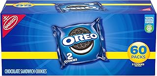 OREO Chocolate Sandwich Cookies, 60 Snack Packs (2 Cookies Per Pack)