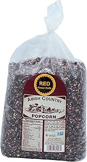 Amish Country Popcorn | 6 lbs Bag | Red Popcorn Kernels | Old Fashioned, Non-GMO and Gluten Free (Red - 6 lbs Bag)