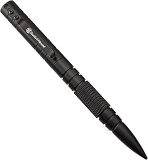 Smith & Wesson 6.1in Aircraft Aluminum Refillable Tactical Pull Cap Pen for Outdoor Survival Camping and Everyday Carry