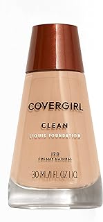 COVERGIRL Clean Makeup Foundation Creamy Natural 120, 1 oz (packaging may vary)