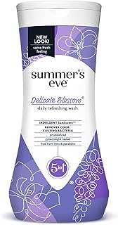 Summer's Eve Delicate Blossom Daily Refreshing All Over Feminine Body Wash, Removes Odor, Feminine Wash pH Balanced, 15 fl oz