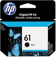 HP 61 Black Ink Cartridge | Works with DeskJet 1000, 1010, 1050, 1510, 2050, 2510, 2540, 3000, 3050, 3510; ENVY 4500, 5530; OfficeJet 2620, 4630 Series | Eligible for Instant Ink | CH561WN