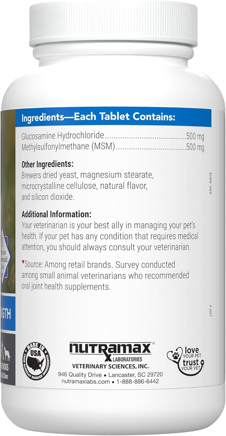 Nutramax Cosequin Standard Strength Joint Health Supplement for Dogs, With Glucosamine and MSM, 75 Chewable Tablets-1