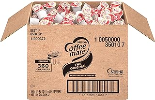 Nestle Coffee mate Coffee Creamer, Original, Liquid Creamer Singles, Non Dairy, No Refrigeration, 0.375 fl oz Tubs (Pack of 360)