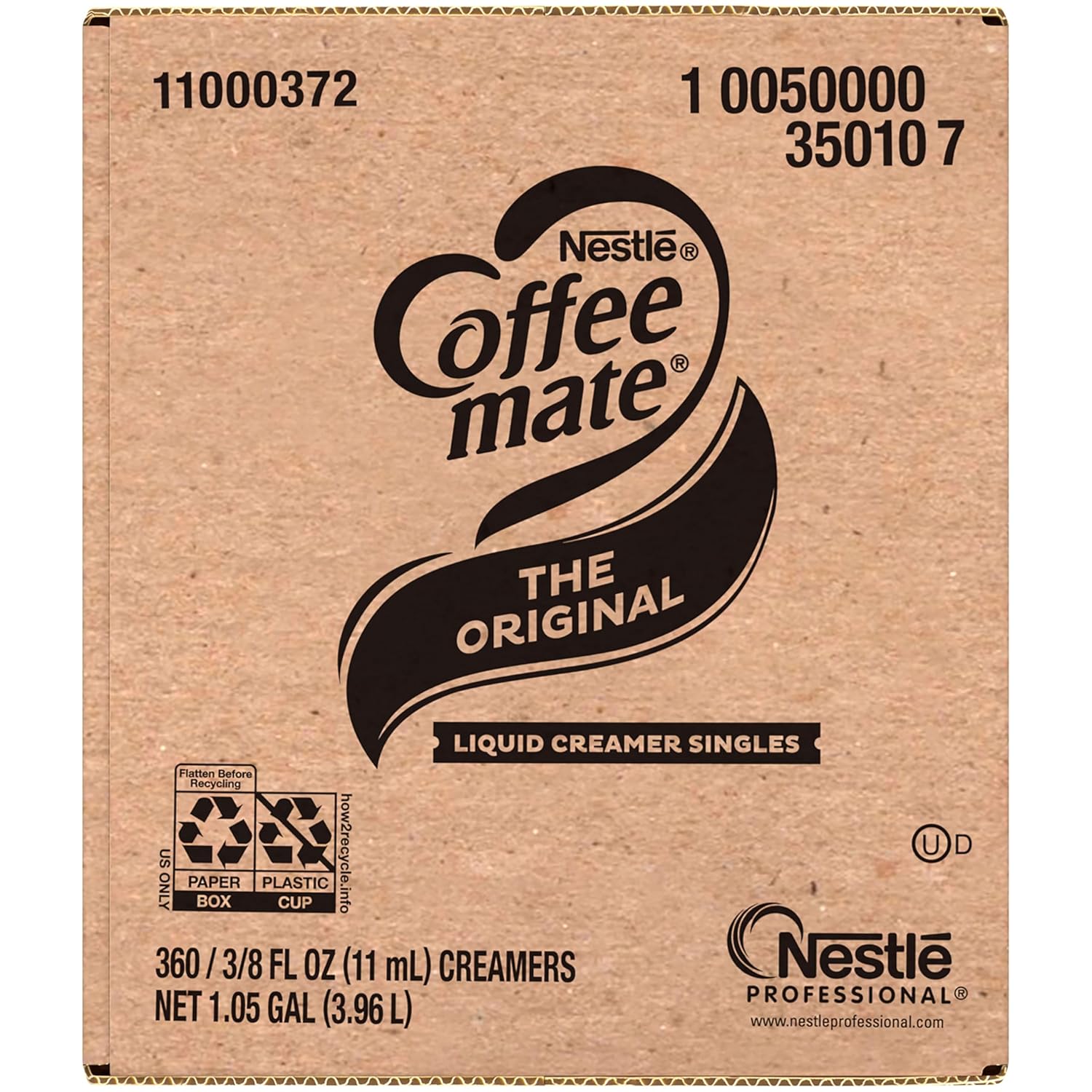 Nestle Coffee mate Coffee Creamer, Original, Liquid Creamer Singles, Non Dairy, No Refrigeration, 0.375 fl oz Tubs (Pack of 360)-8