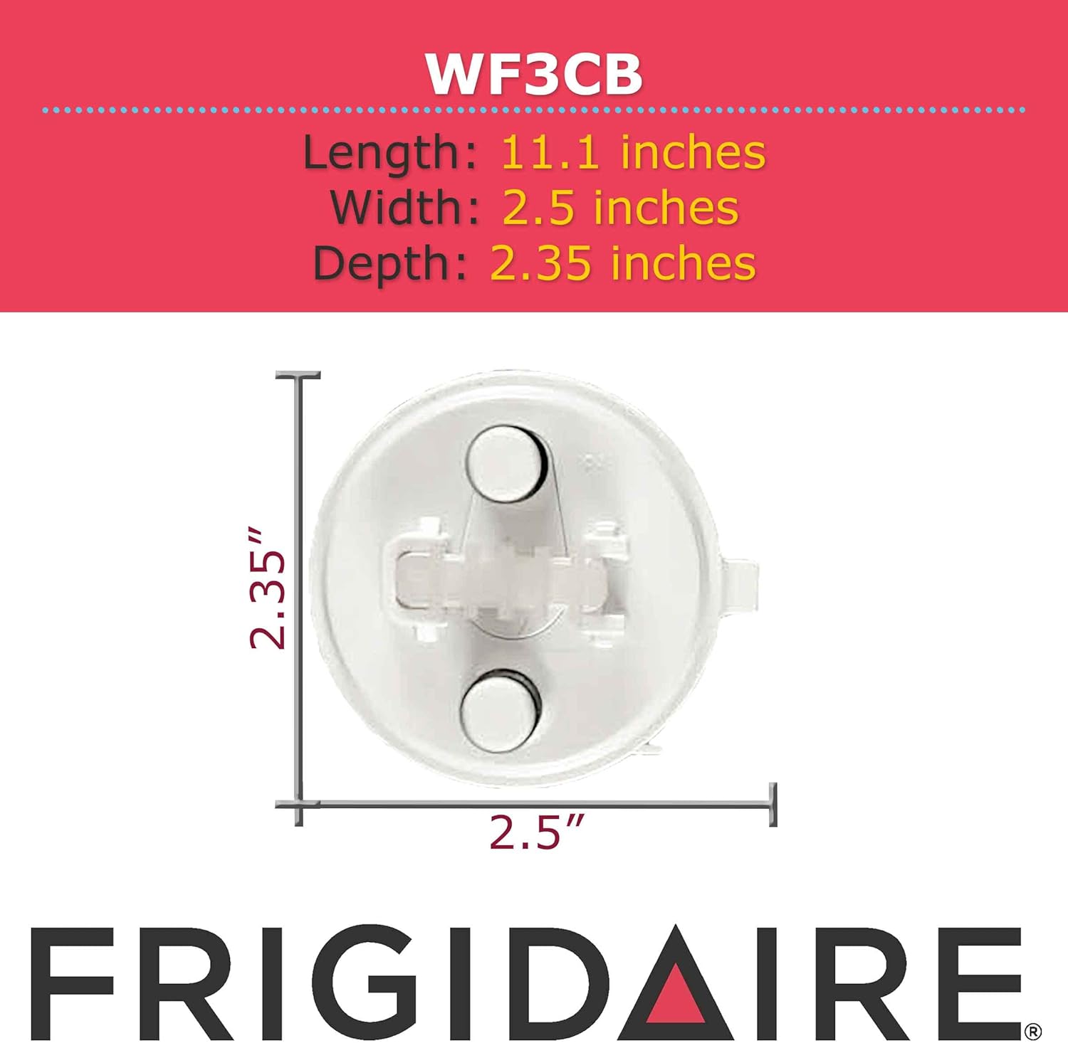 Frigidaire WF3CB Puresource3 Refrigerator Water Filter , White, 1 Count (Pack of 1)-8