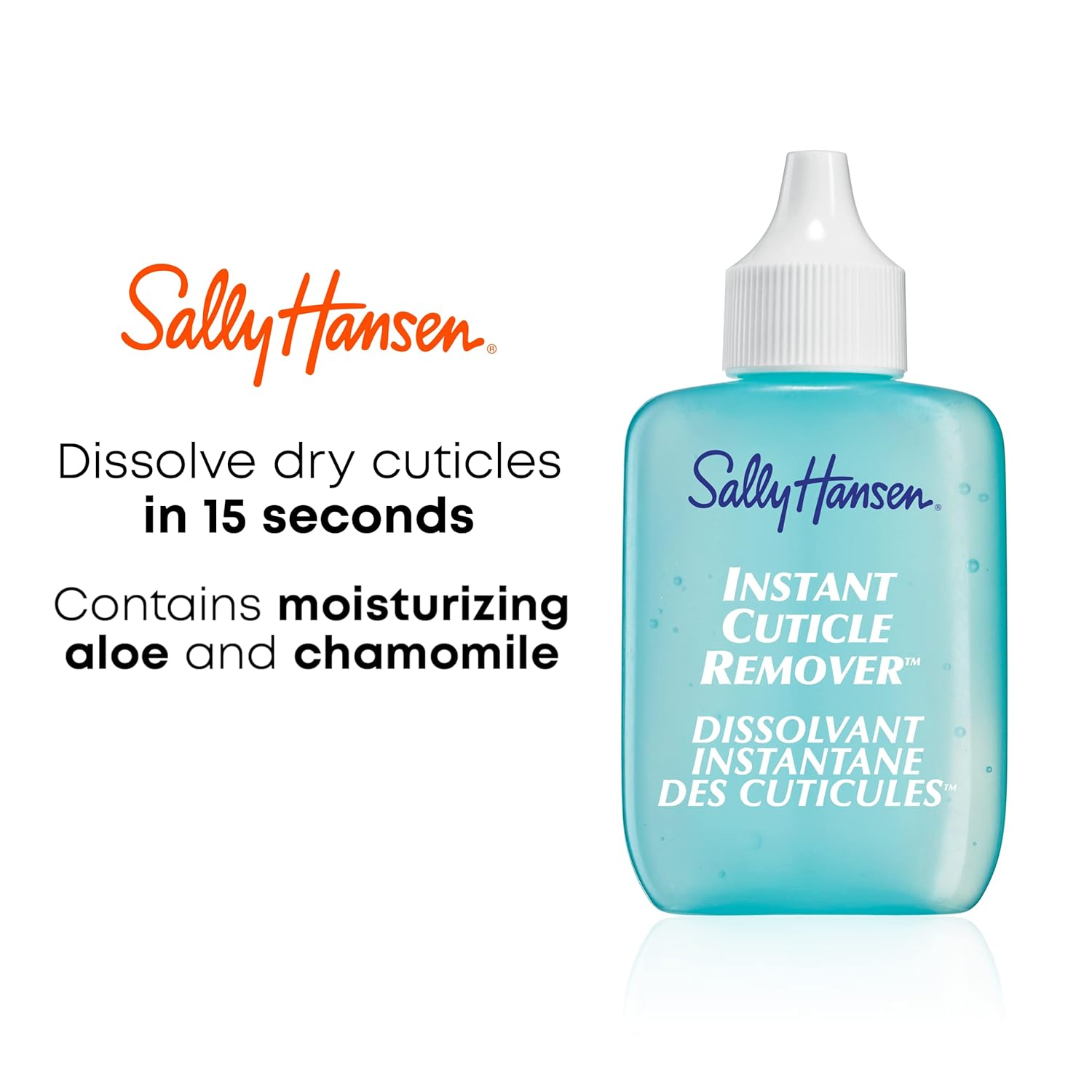 Sally Hansen Instant Cuticle Remover™, Nail Treatment, Fast Drying, Contains Aloe and Chamomile-4